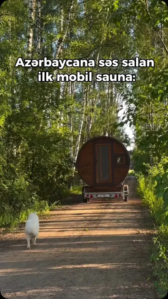 Mobil sauna — Azərbaycana səs salan ilk mobil sauna