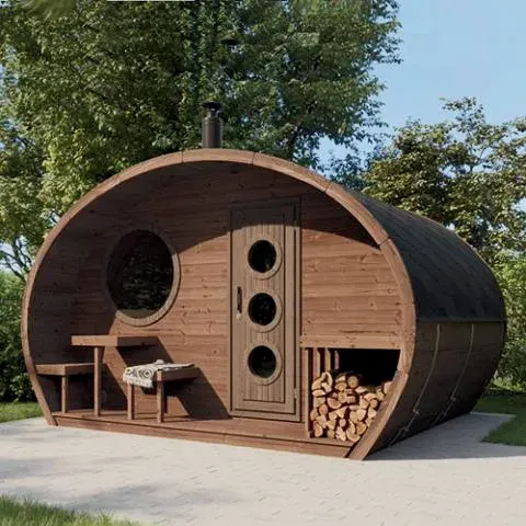 Yarımdairəvi və Oval Sauna — 6