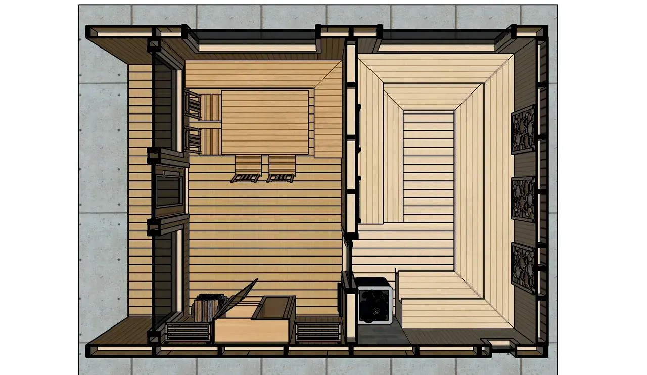 Kotec sauna evi — İsmayıllı — 12