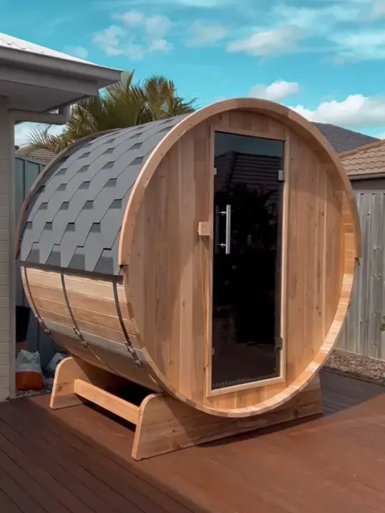 Barrel sauna — Endirimli qiymət üçün bizə müraciət edin!